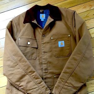 Carhartt Chore Coat, brown duck, almost new